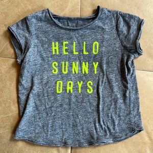 Grayson Mini 2T soft gray t-shirt